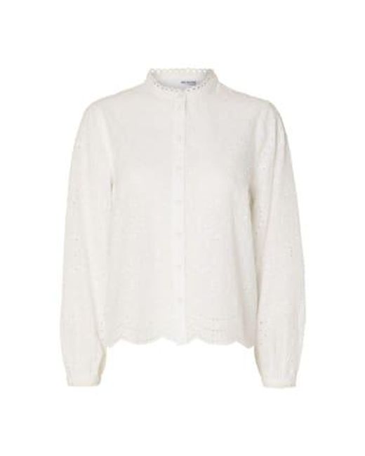 SELECTED White Tatiana Shirt S