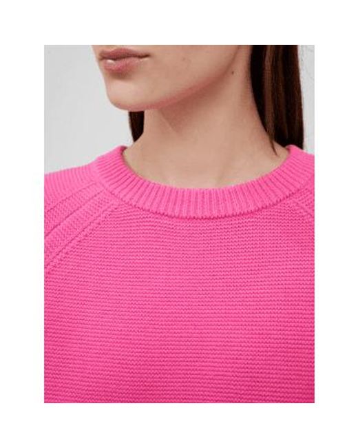 French Connection Pink Lily Mozart Short Sleeve Jumper