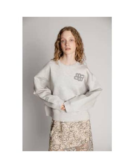 Munthe Gray Marigold Sweater 32