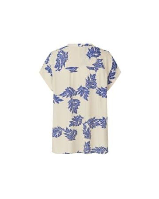 Heather Blouse di Lolly's Laundry in Blue