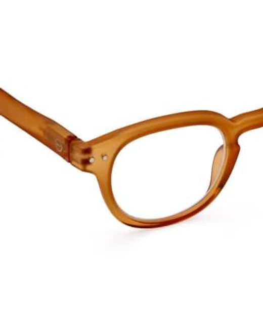 Izipizi Brown Shape C Jupiter Reading Glasses for men