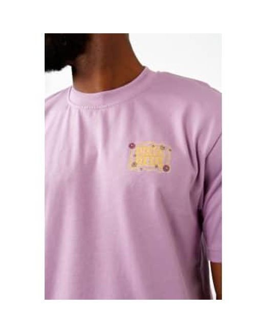 Hikerdelic Purple Valerian Electric T-shirt for men