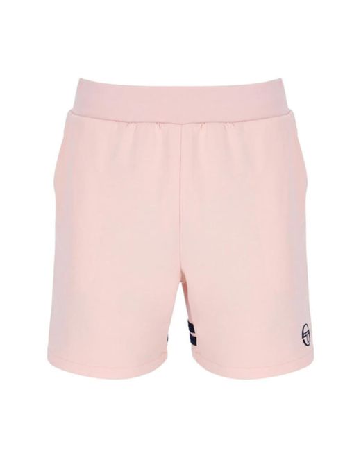 Sergio Tacchini Orion Side-stripe Shorts-seashell Pink for men