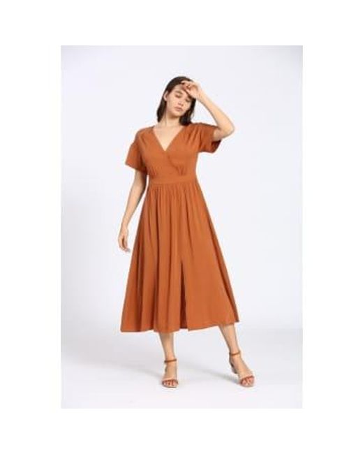 See U Soon Brown Midi Dress Size 2 Medium