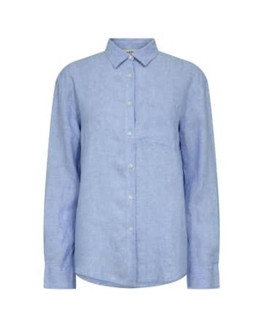 Bruun & Stengade Blue Bs Madeleine Shirt Xs