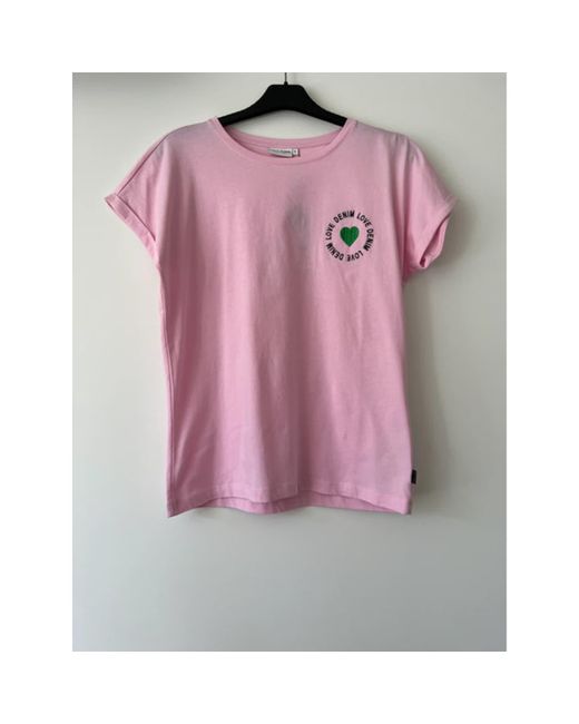 Modstander Åre Torrent Pulz Jeans Pink Pulz Levina Tshirt | Lyst