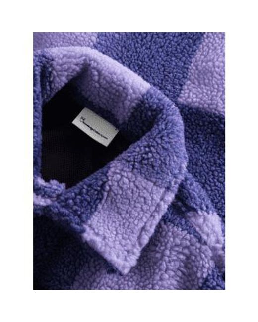 2280016 en peluche à carreaux Knowledge Cotton en coloris Purple