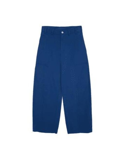 Pantalón peggy azul YMC de color Blue