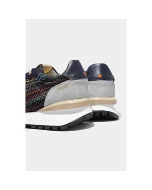 Android Homme White Marina Del Rey Knit Trainers Multicolour 45 for men