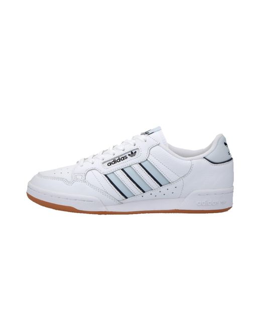 adidas Continental 80 Stripes White, Navy & Blue for Men | Lyst