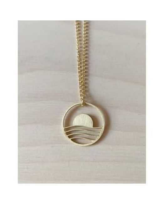 Dowse White Bichi Plated Necklace Plated