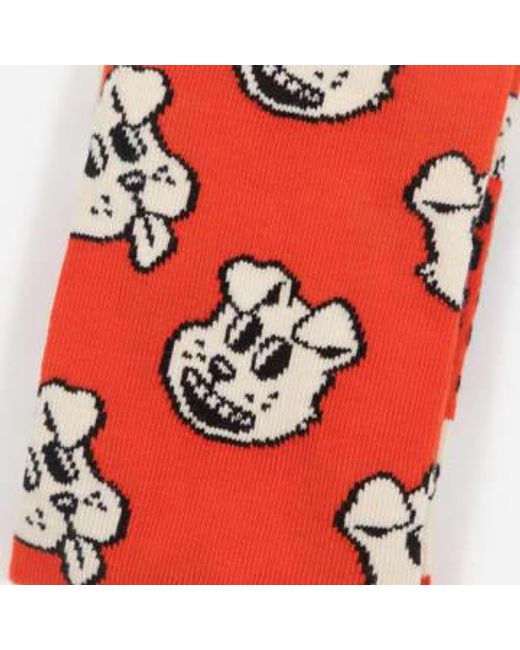 Chaussettes doggo en Happy Socks en coloris Red
