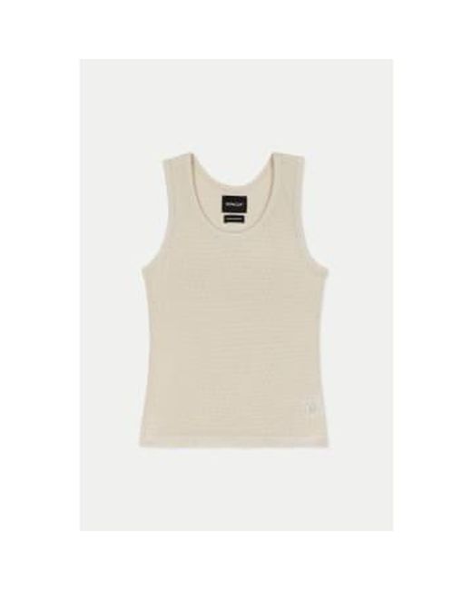Howlin' By Morrison White Sandshell Close To The End Mesh Vest Beige / S