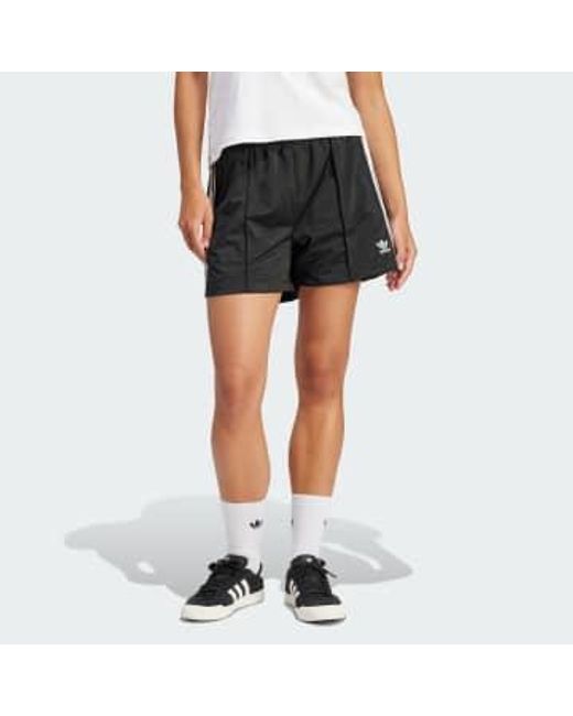 Originals Womens Firebird Shorts di Adidas in Black
