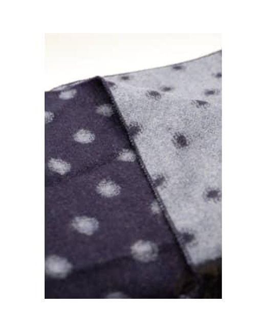 Remus Uomo Blue Spotted Scarf for men