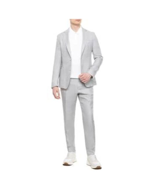 Boss Gray C-hanry-233 Grey Slim Fit Jacket for men