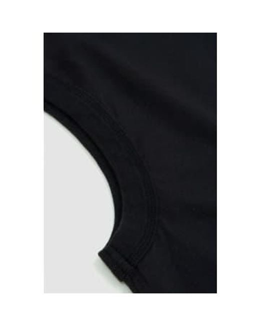 Margaret Howell Black Gym Vest Lightweight Dry Jersey Xs for men
