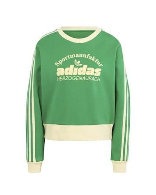 Retro Grx Sweatshirt di Adidas in Green