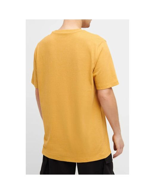 Knowledge Cotton Apparel Amber Yellow Reborn Tee for Men | Lyst