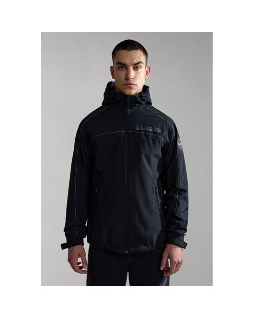 Napapijri Ross Short Jacket in Blue for Men | Lyst