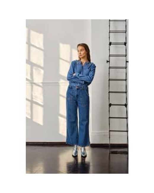 Voyager Vintage Elodie Womens Jeans seventy + mochi en coloris Blue