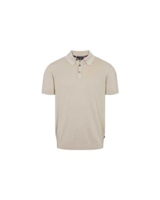 Sand Copenhagen Natural Rico Polo Knit Beige Double Extra Large for men