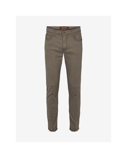 Sand Copenhagen Soft Khaki Burton Suede Touch Trousers in Gray for Men |  Lyst