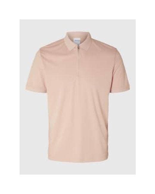SELECTED Natural Fave Polo Shirt for men
