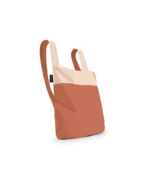 Bag And Backpack Terracotta di NOTABAG in Orange