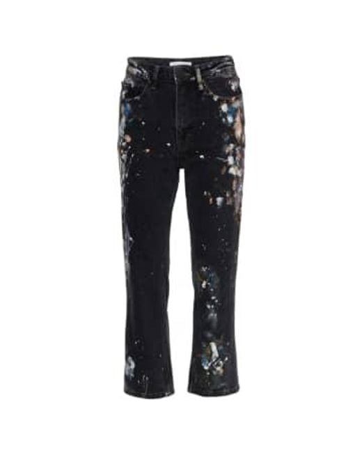 Jeans nim peint slim Zoe Karssen en coloris Black