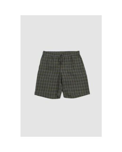 De Bonne Facture Gray Easy Shorts /grey Checks 46 for men