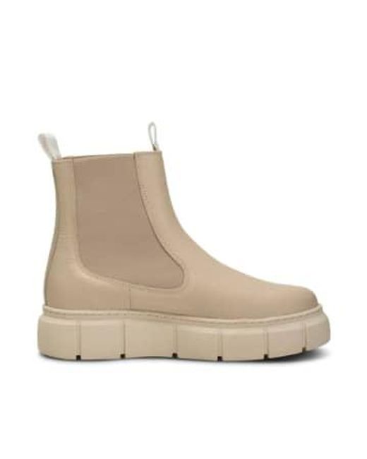 Shoe The Bear Natural Off Leather Tove Chelsea Boots 39