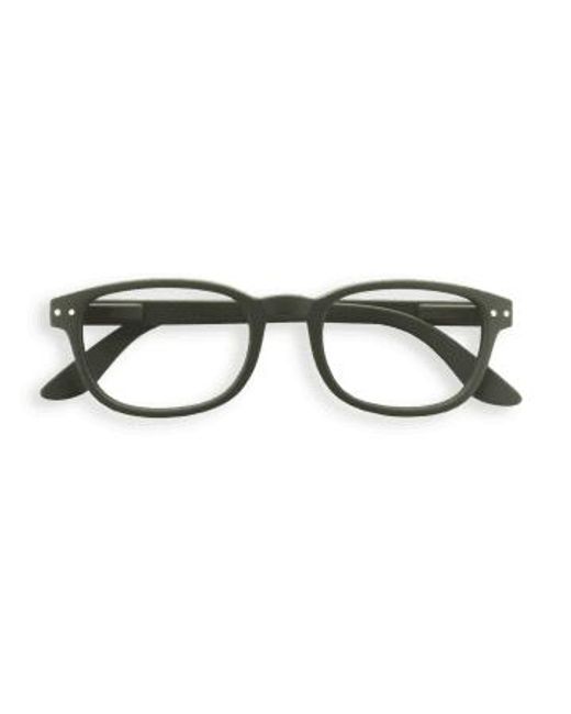 Izipizi Natural Khaki Style B Reading Glasses 1.5 + for men