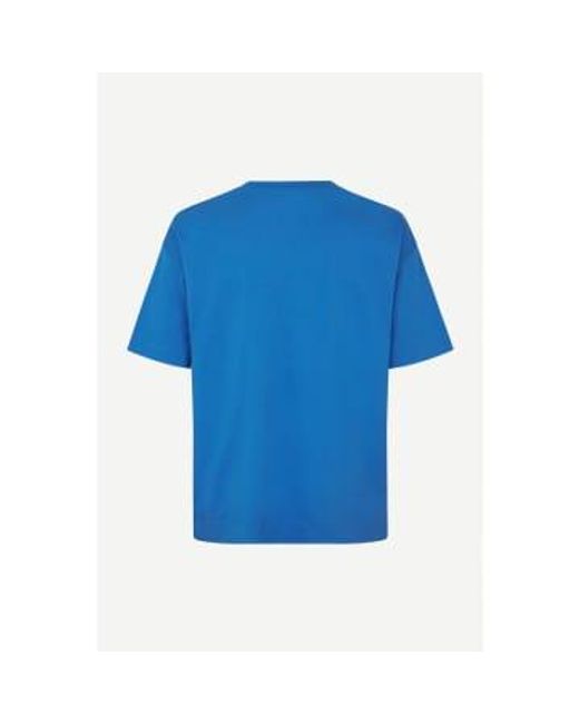 Samsøe & Samsøe Blue Super Sonic 11415 Joel T Shirt Xs for men