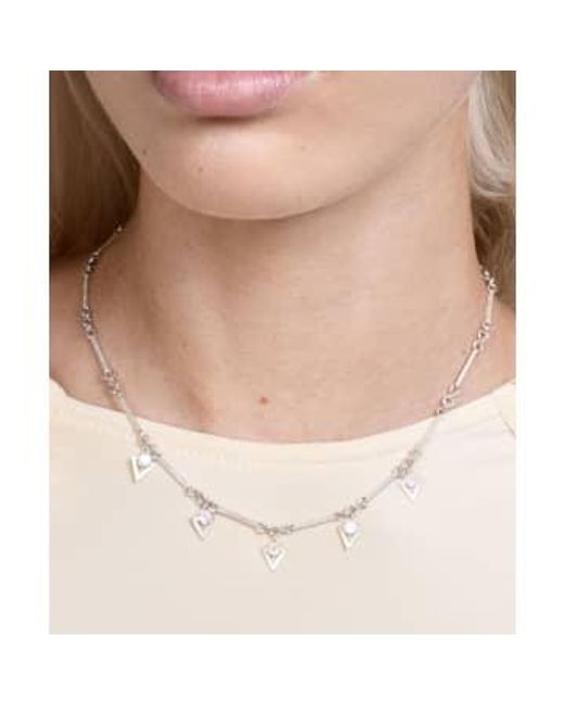 Zoe & Morgan White Hyacinth Quartz Silver Necklace One Size