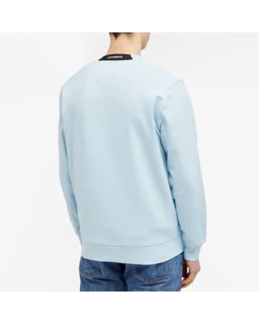 C P Company C.p. firmenarm objektiv sweatshirt starlight in Blue für Herren