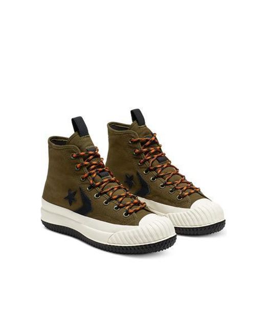 vans high top hombre olive