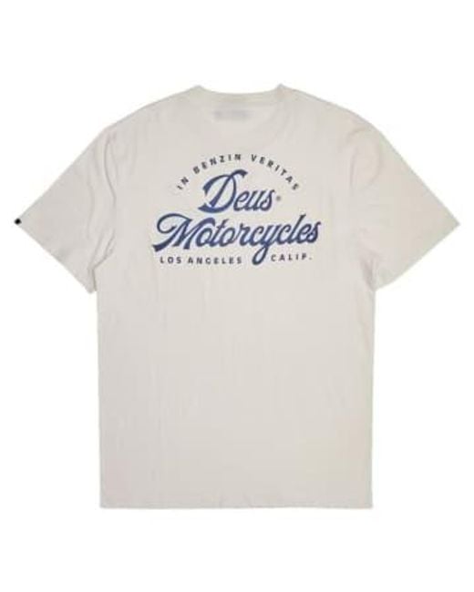 Deus Ex Machina White Ride Out T-shirt Vintage Medium for men