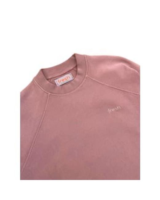 Fresh Pink Billie Cotton Sweatshirt for men