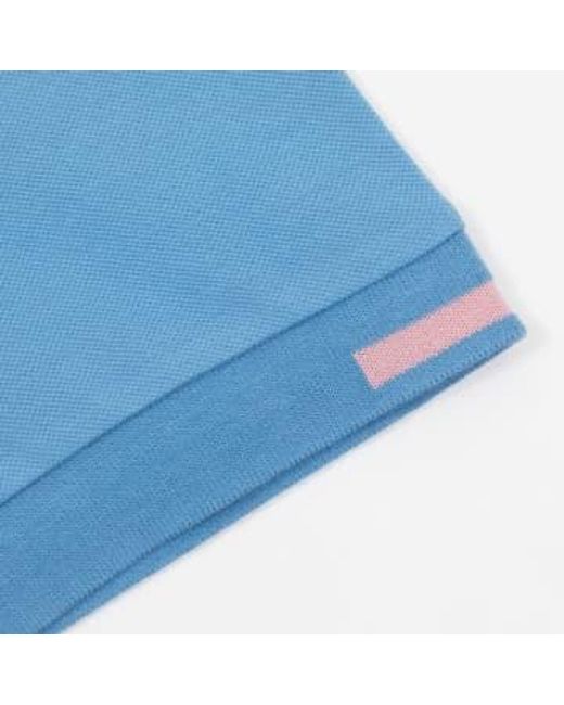 Farah Blue Bedingfield Tipping T-shirt for men