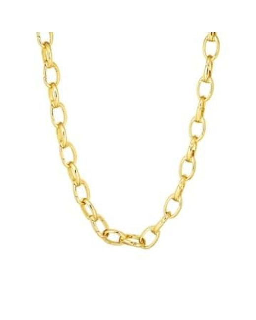 Ashiana Metallic Elise Chain Necklace