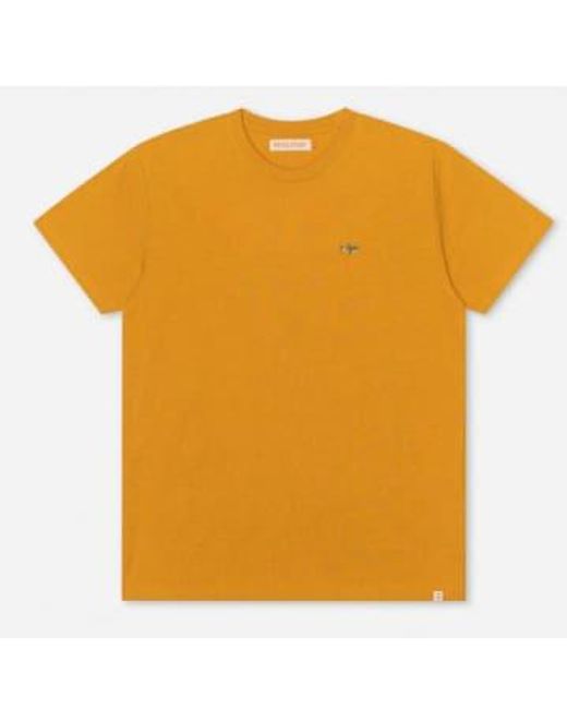 Revolution Or 1340 Sha T Shirt Or Melange di Rvlt in Yellow da Uomo