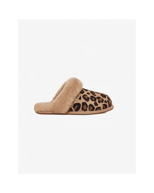 UGG Natural Scufette Ii Spotty Slippers | Lyst