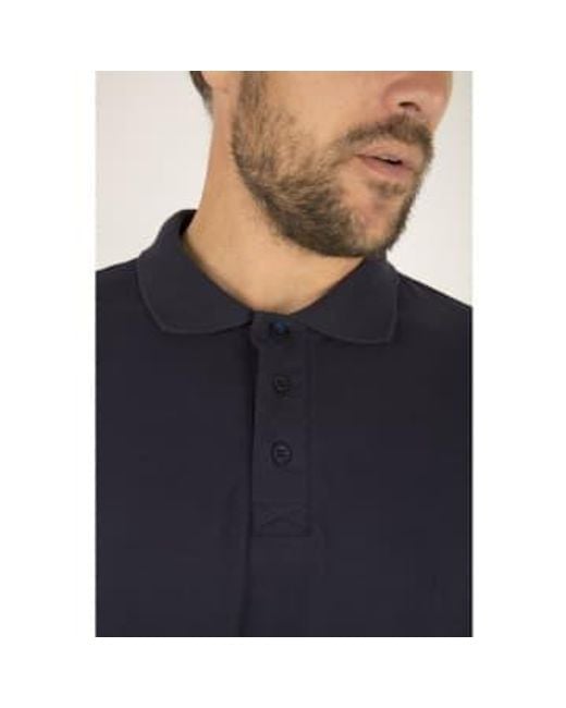 Armor Lux Hanvec Ml Polo Shirt Jersey Stung Mesh Blue 2xl for men