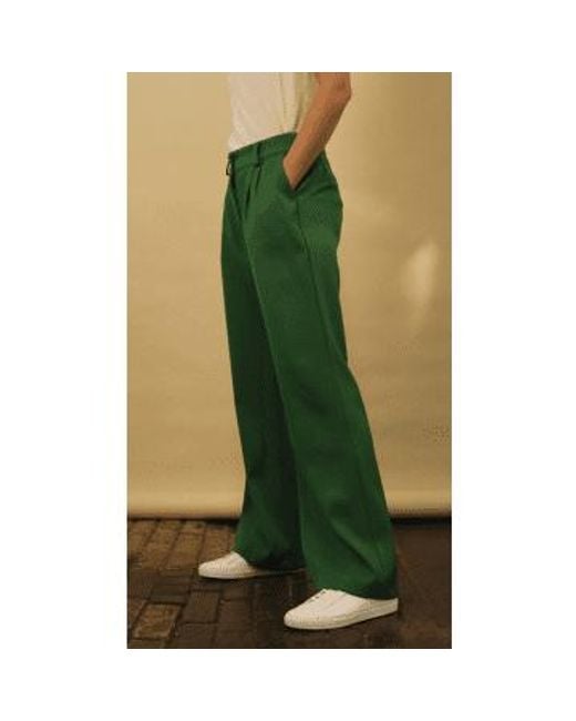 Parker Trouser In By di Lora Gene in Green