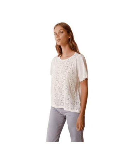Indi And Cold Short Combination T Shirt In di Indi & Cold in White
