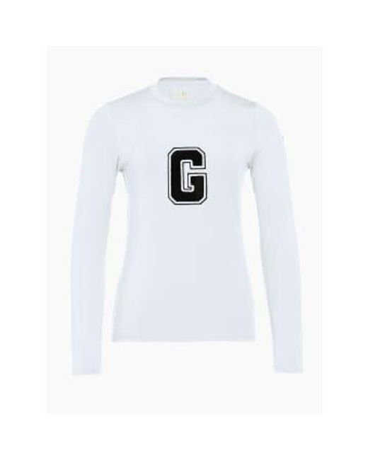 - super g - t-shirt à manches longues - blanc - large Goldbergh en coloris White