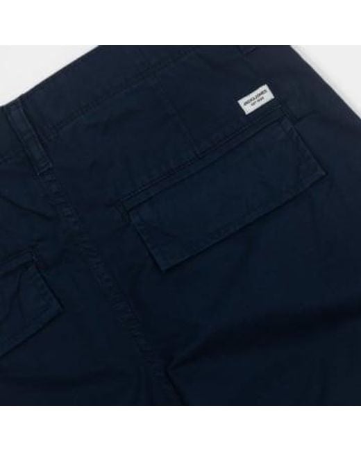Jack & Jones Cole cargo shorts in der marine in Blue für Herren