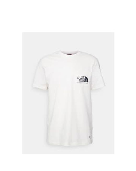 The North Face White California Pocket Tee S for men