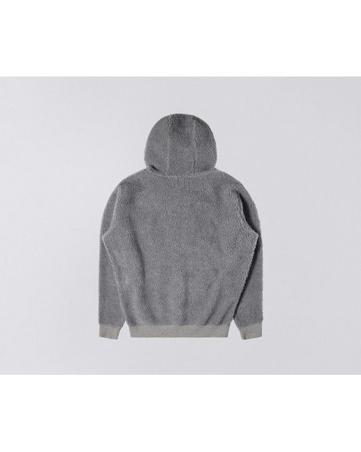 Edwin Gray Polyester Yuka Halfzip Hoodie for men